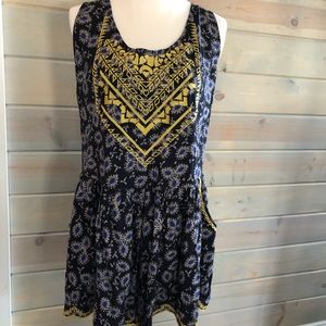 Embroidered romper